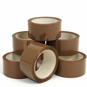 AIPL EZ Wonder Brown Packing Tape 3" Width (Packed as Bundle)