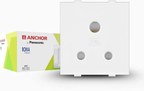 Anchor Roma White 6A Socket