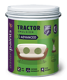 Asian Paints Tractor Emulsion Advanced White - Buildenza