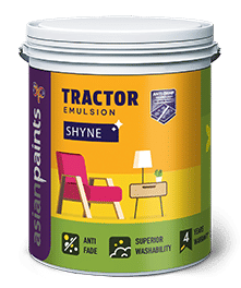 Asian Paints Tractor Emulsion Shyne Colour - Buildenza
