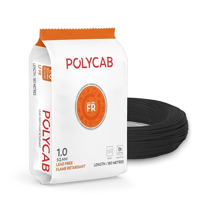 Polycab FR-LF Wires 180 Mtrs - Buildenza