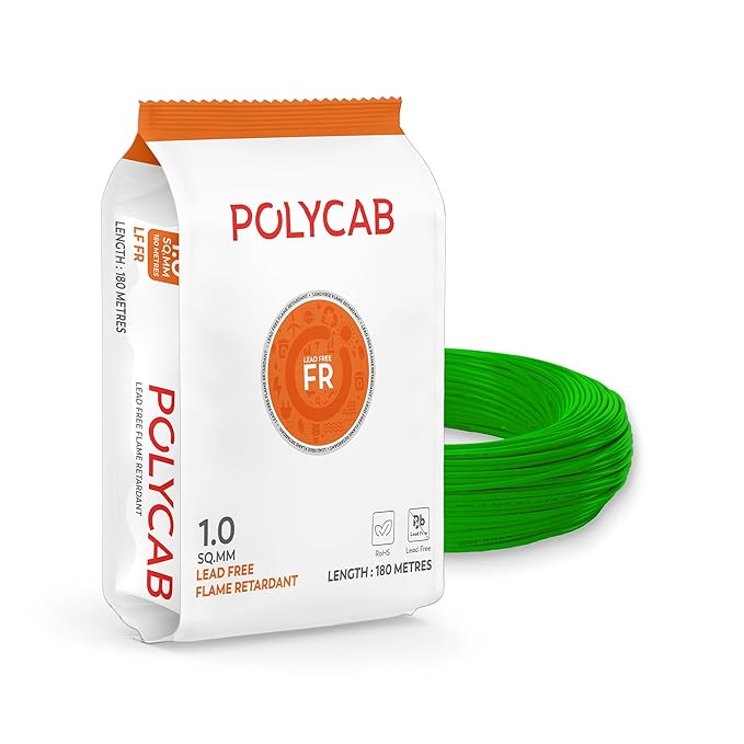 Polycab FR-LF Wires 180 Mtrs - Buildenza