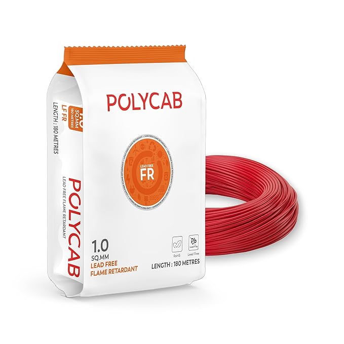Polycab FR-LF Wires 180 Mtrs - Buildenza