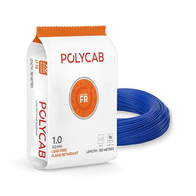 Polycab FR-LF Wires 180 Mtrs - Buildenza