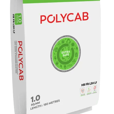 Polycab Green Wire HR FR-LSH LF Wires 180 Mtrs - Buildenza